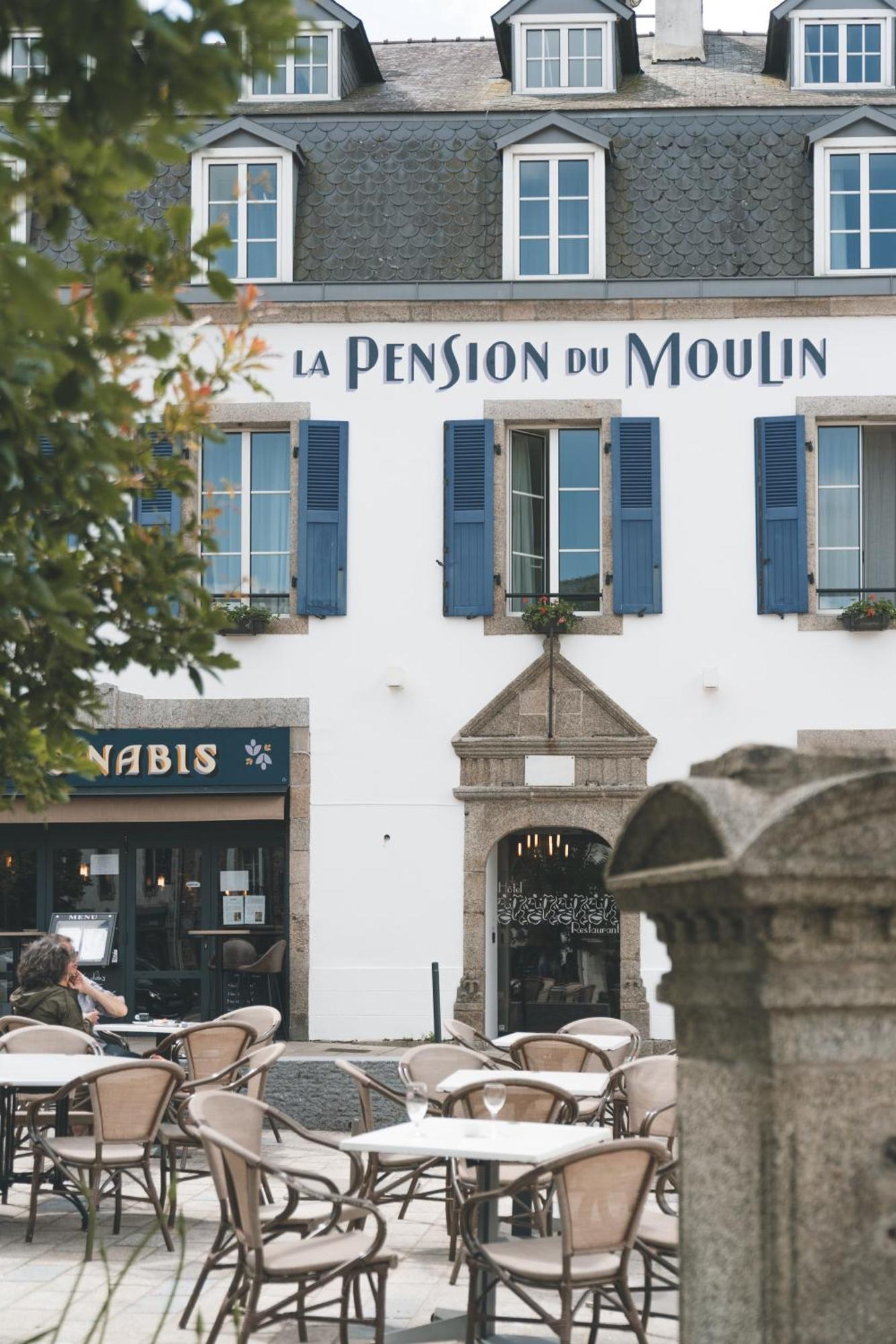 Logis Hotel Et Restaurant La Pension Du Moulin Pont-Aven Exterior photo